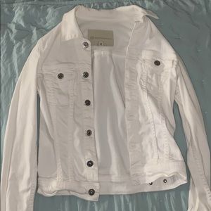 Adriano Goldschmied (AG) white jean jacket